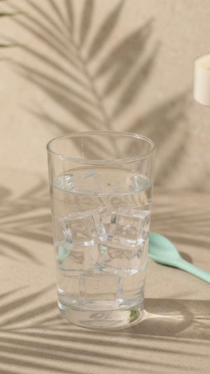 Cómo se prepara Proon: scoop en agua con hielo