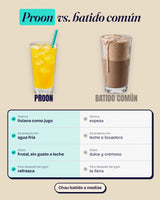 Proon vs. batido común